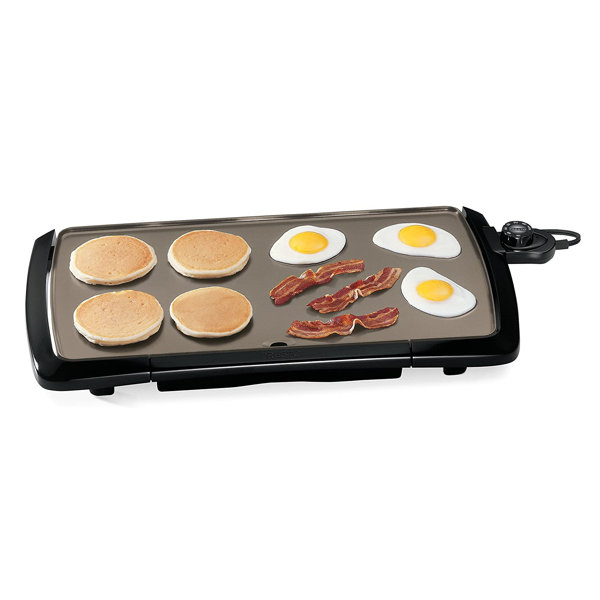 Presto Electric CoolTouch Griddle w/ceramic nonstick surface 07055